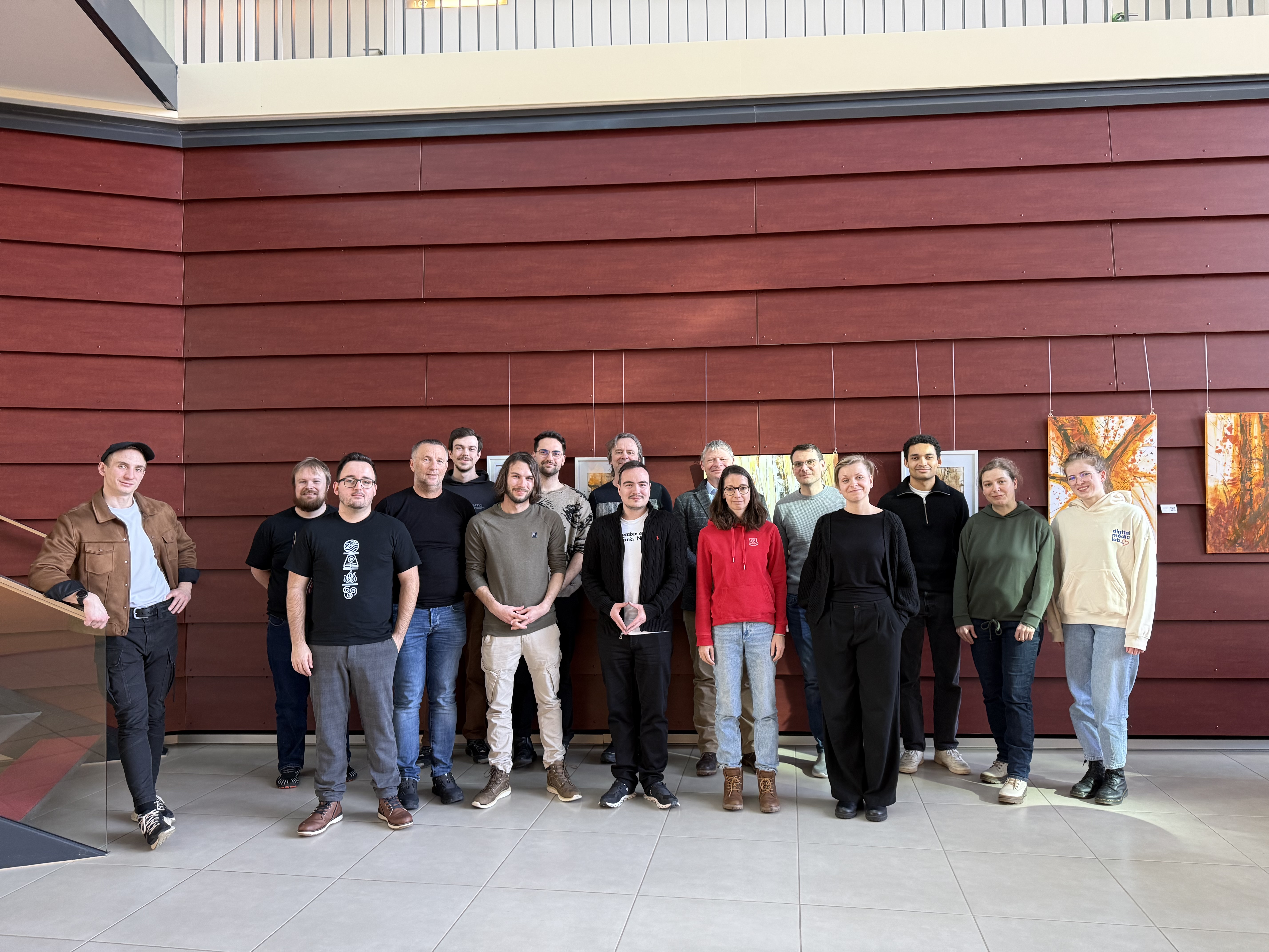 Group picture of everyone at the retreat.